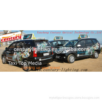 led taxi car top billboard